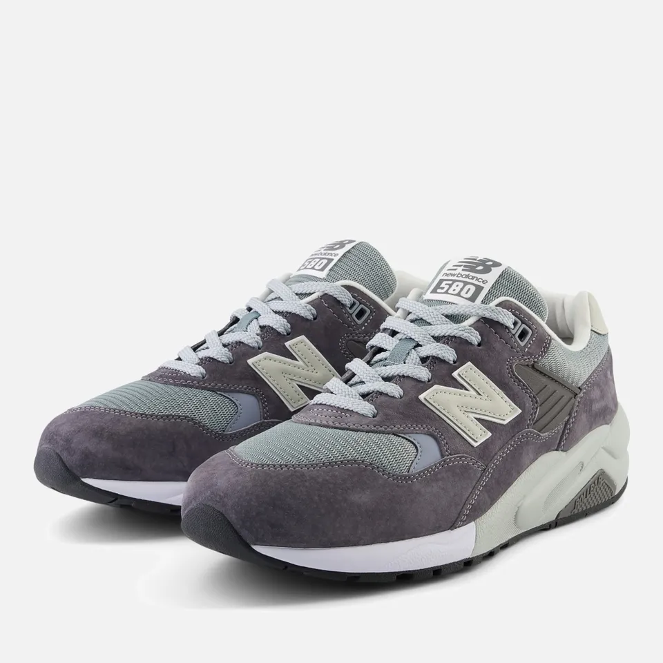 New Balance Men's 580 Suede and Mesh Trainers - UK 7 | Coggles