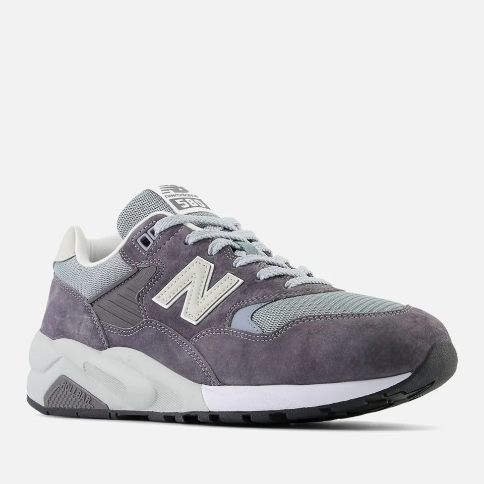 New Balance Men's 580 Suede and Mesh Trainers - UK 7 | Coggles