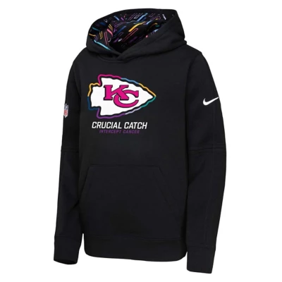 Nike Kids' Kansas City Chiefs 2024 Crucial Catch Hoodie