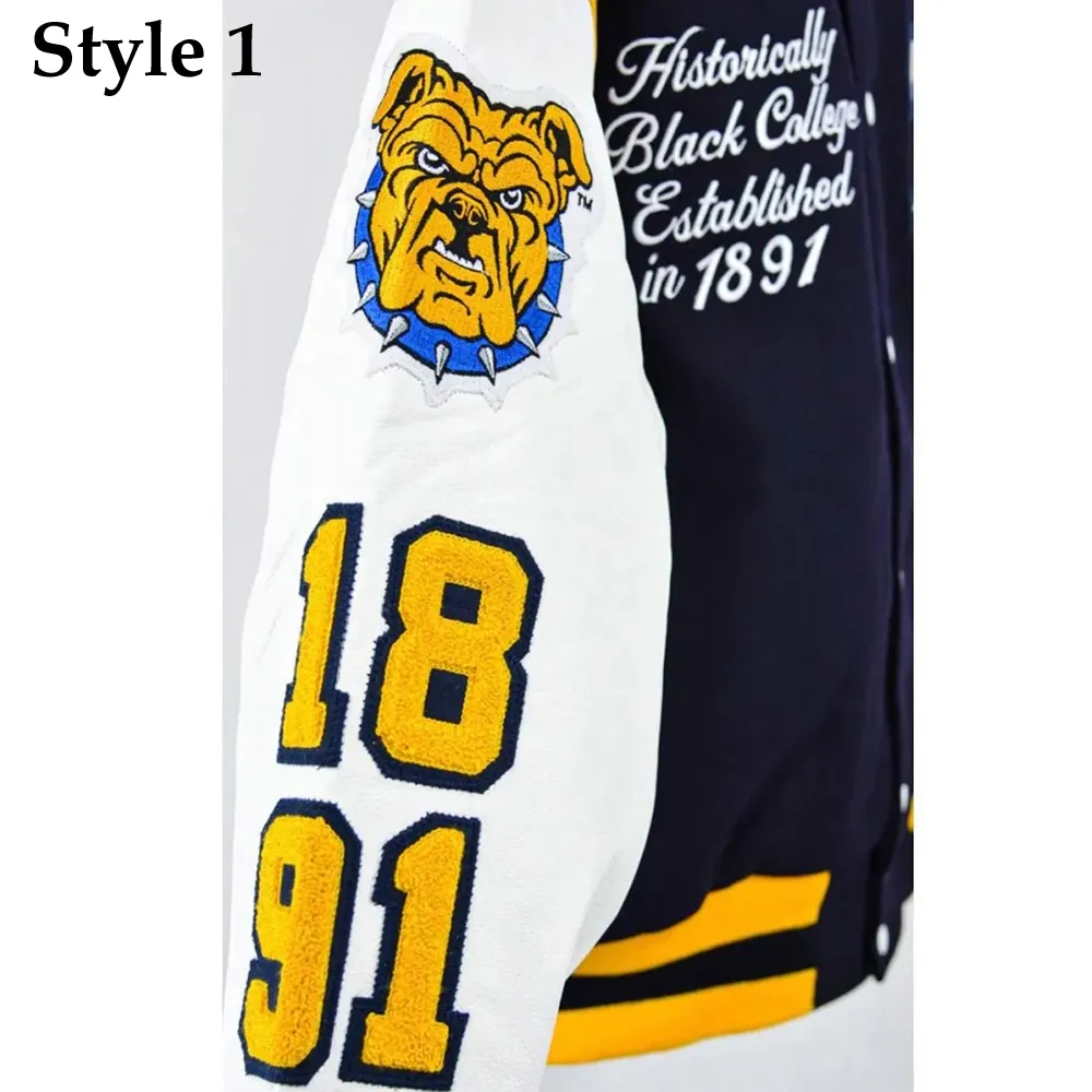 North Carolina A&T State University Aggie Pride Blue Varsity Jacket