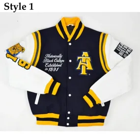 North Carolina A&T State University Aggie Pride Blue Varsity Jacket