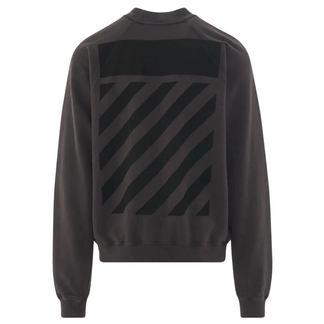 Off White Mens Omba056S22Fle0021010 Jumper Black