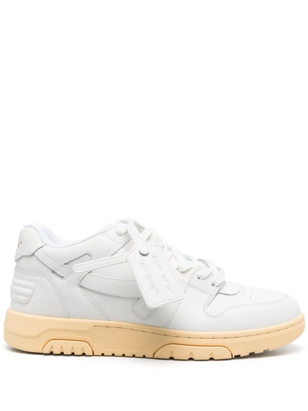 Off White    Off White Out Of Office Leather Sneakers