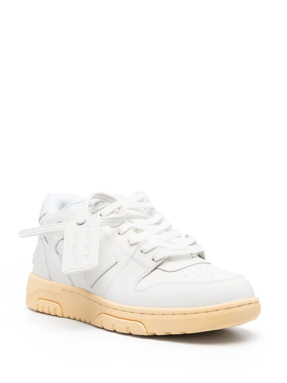 Off White    Off White Out Of Office Leather Sneakers