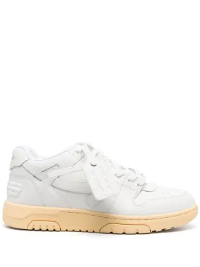 Off White    Off White Out Of Office Leather Sneakers