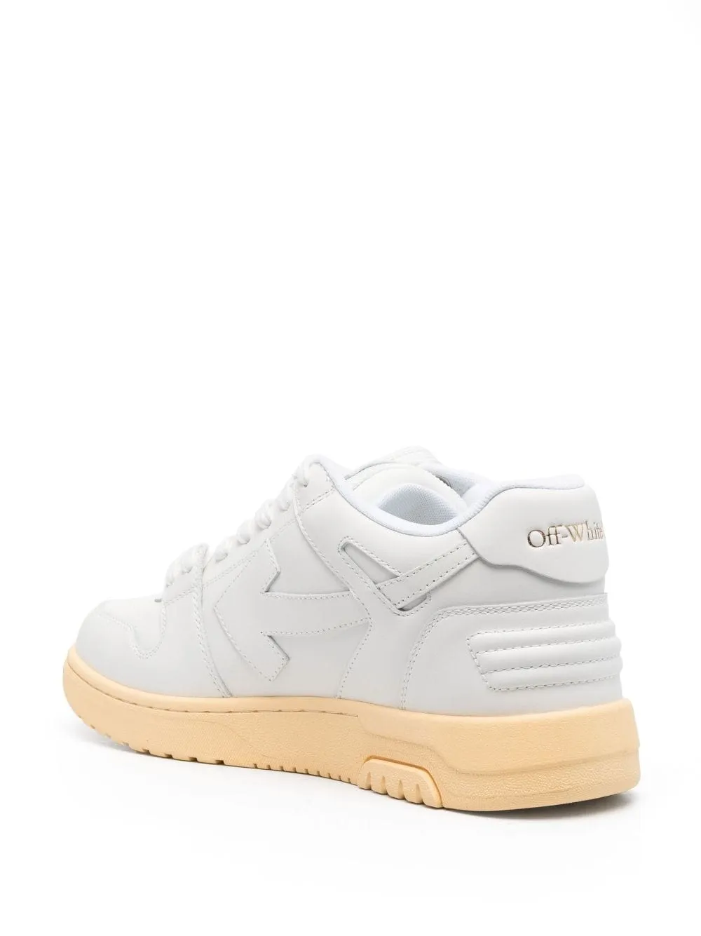 Off White    Off White Out Of Office Leather Sneakers