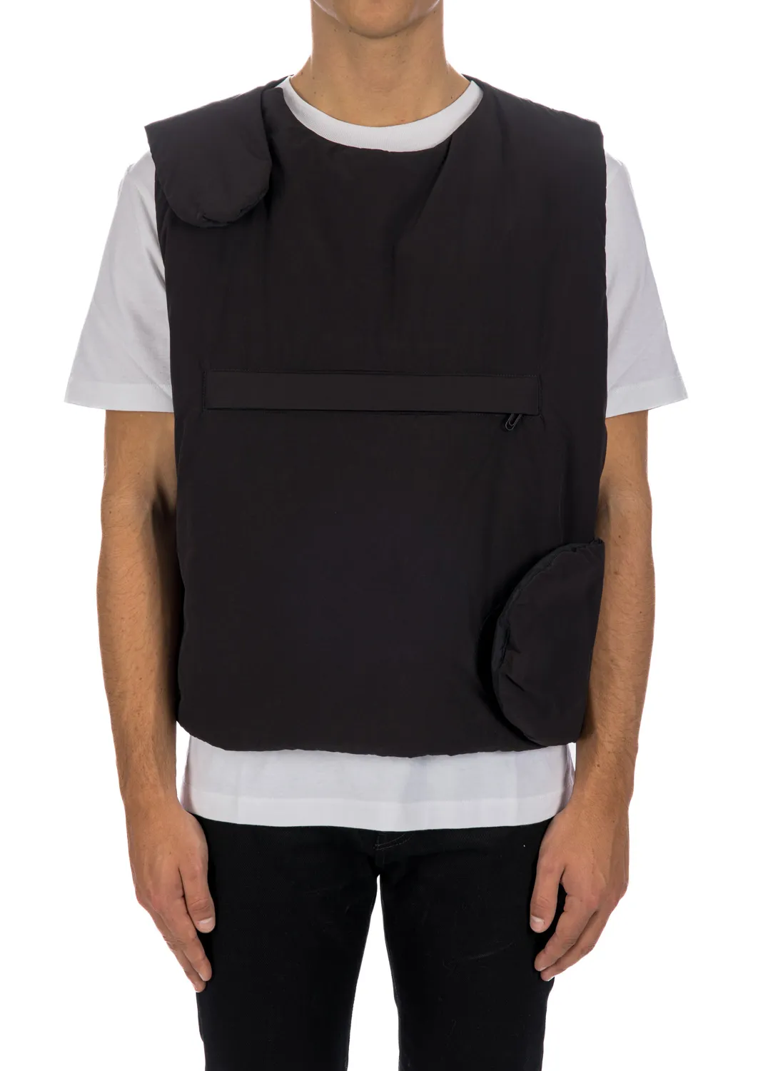 Off White Patch Peach Vest | Credomen