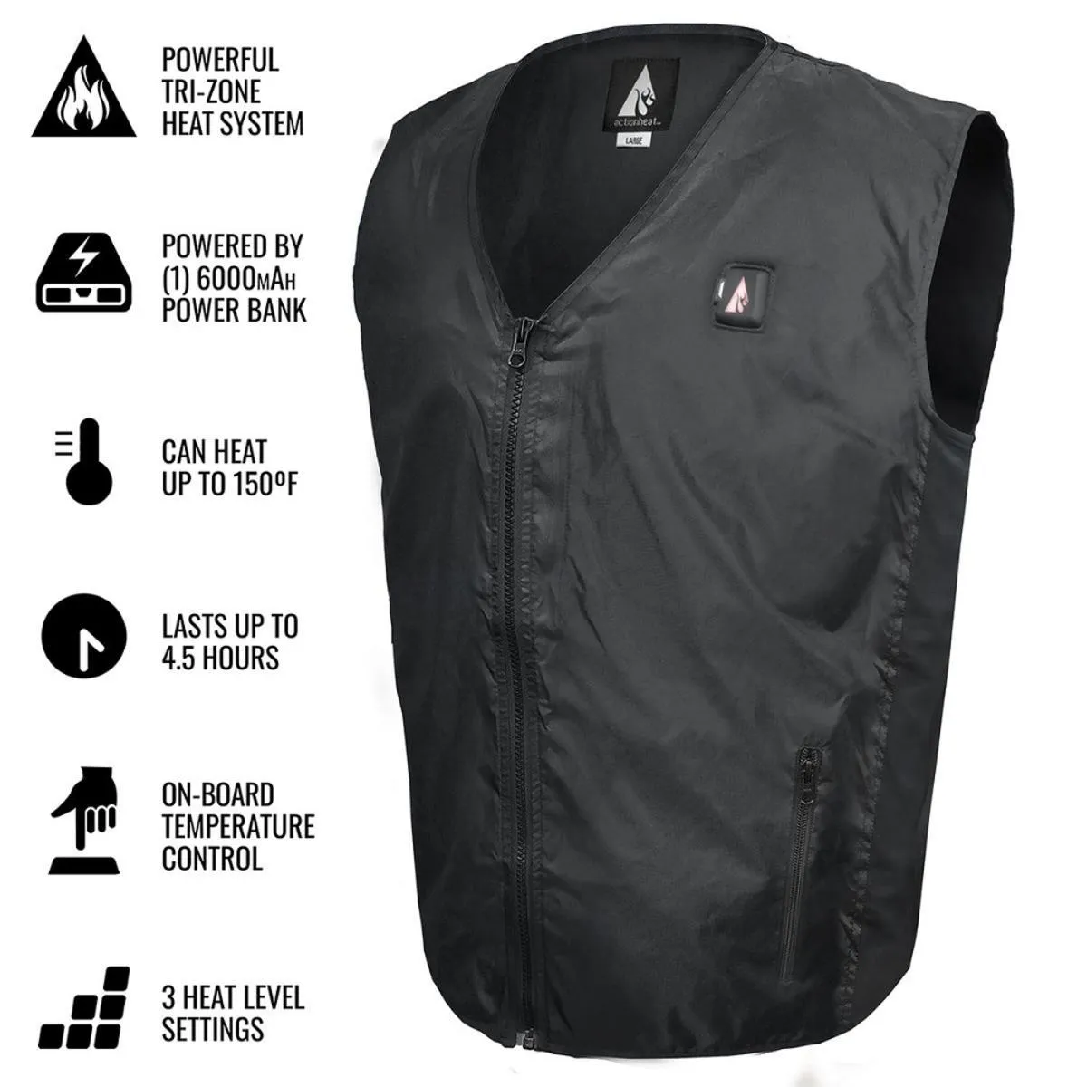 Open Box ActionHeat 5V Heated Vest Liner