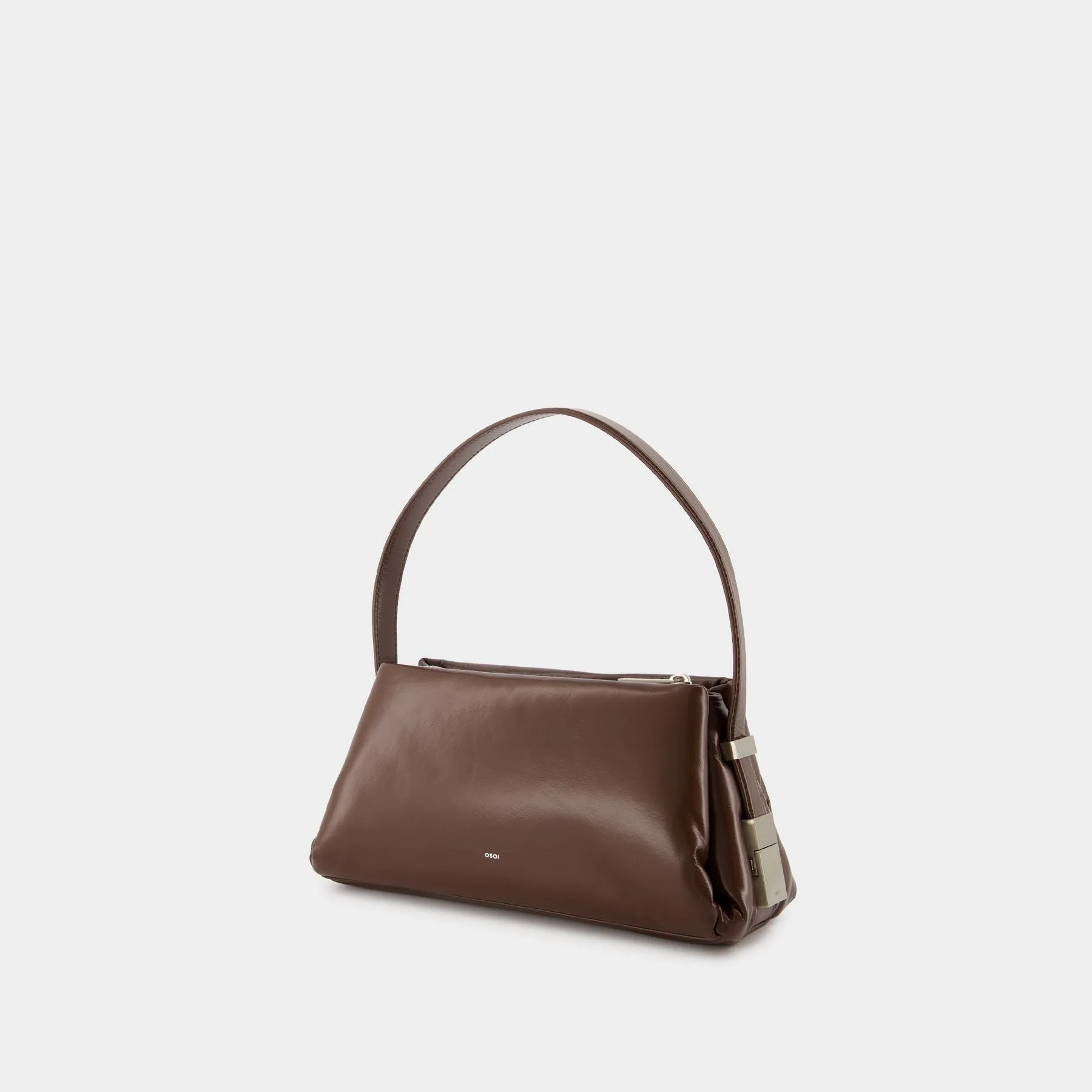 Osoi  Pillow Mini Shoulder Bag - Osoi - Leather - Choco Brown