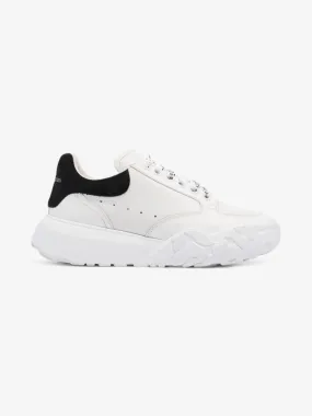 Oversized Court Sneakers White / Black Tab Leather EU 36.5 UK 3.5