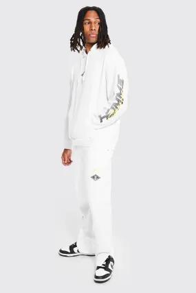 Oversized Multi Badge Tracksuit