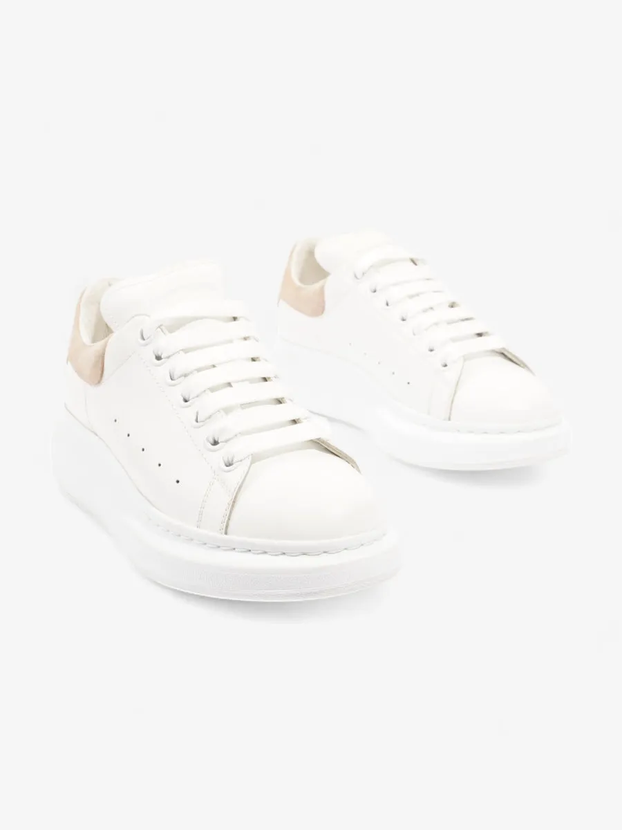 Oversized Sneakers White / Beige Leather EU 39.5 UK 6.5