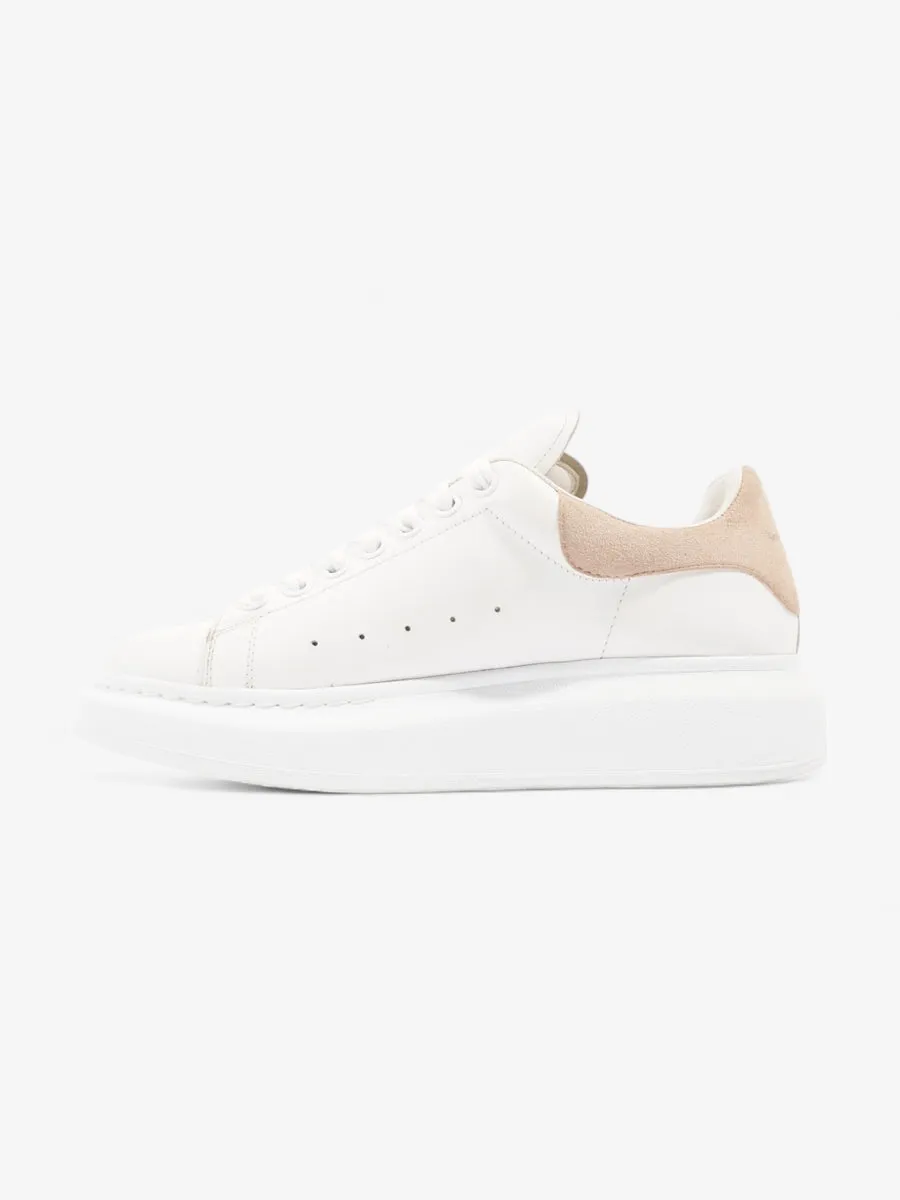 Oversized Sneakers White / Beige Leather EU 39.5 UK 6.5