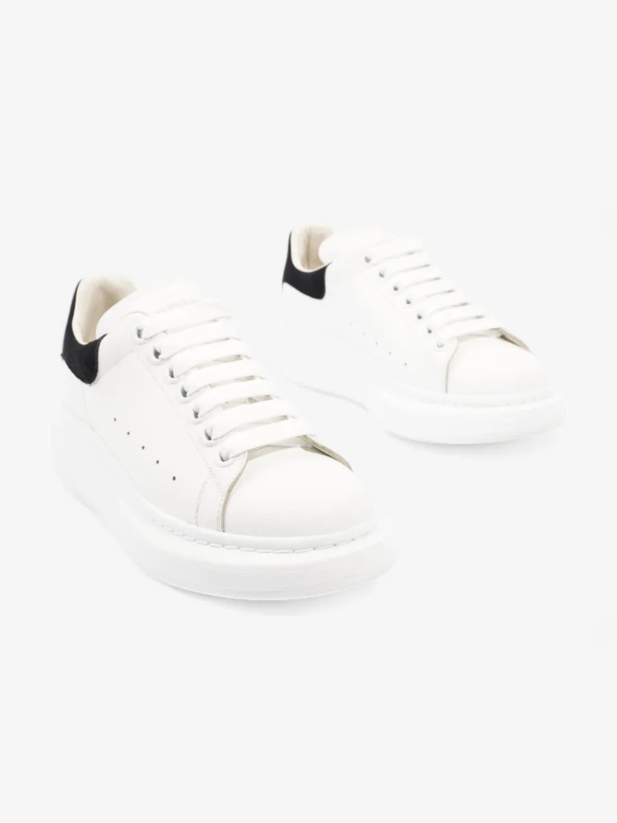 Oversized Sneakers White / Black Tab Leather EU 37.5 UK 4.5