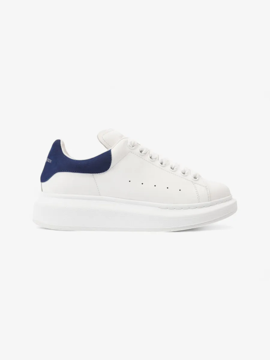 Oversized Sneakers White / Blue Tab Leather EU 37.5 UK 4.5