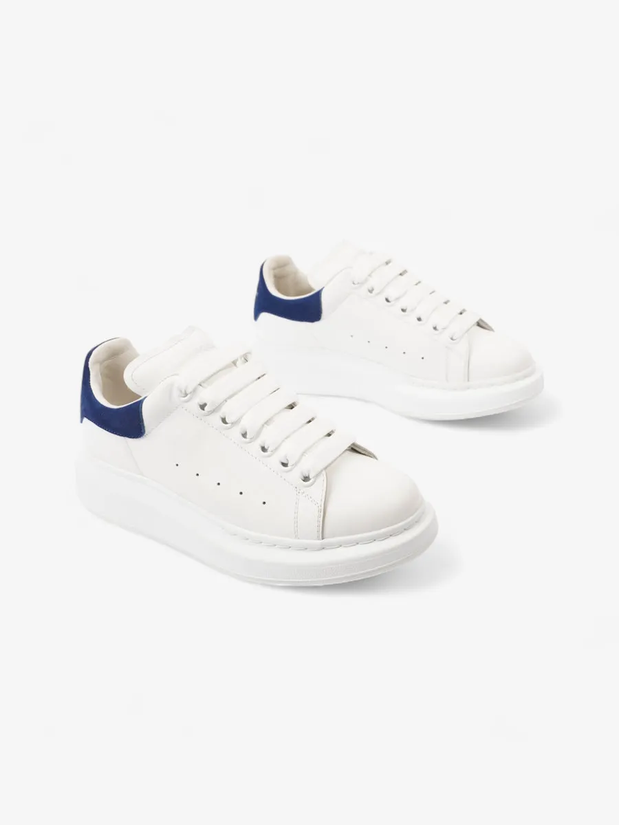 Oversized Sneakers White / Blue Tab Leather EU 37.5 UK 4.5