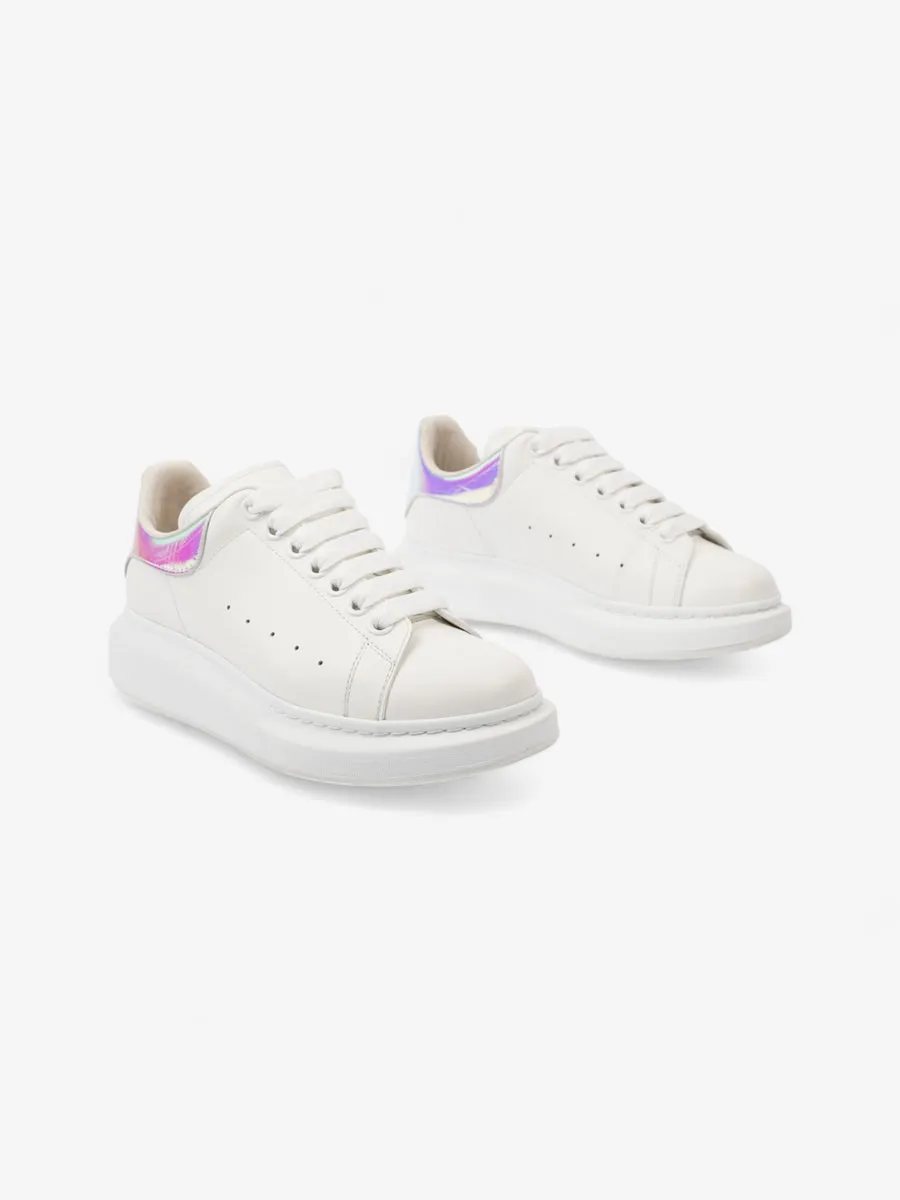 Oversized Sneakers White Iridescent Leather EU 37.5 UK 4.5