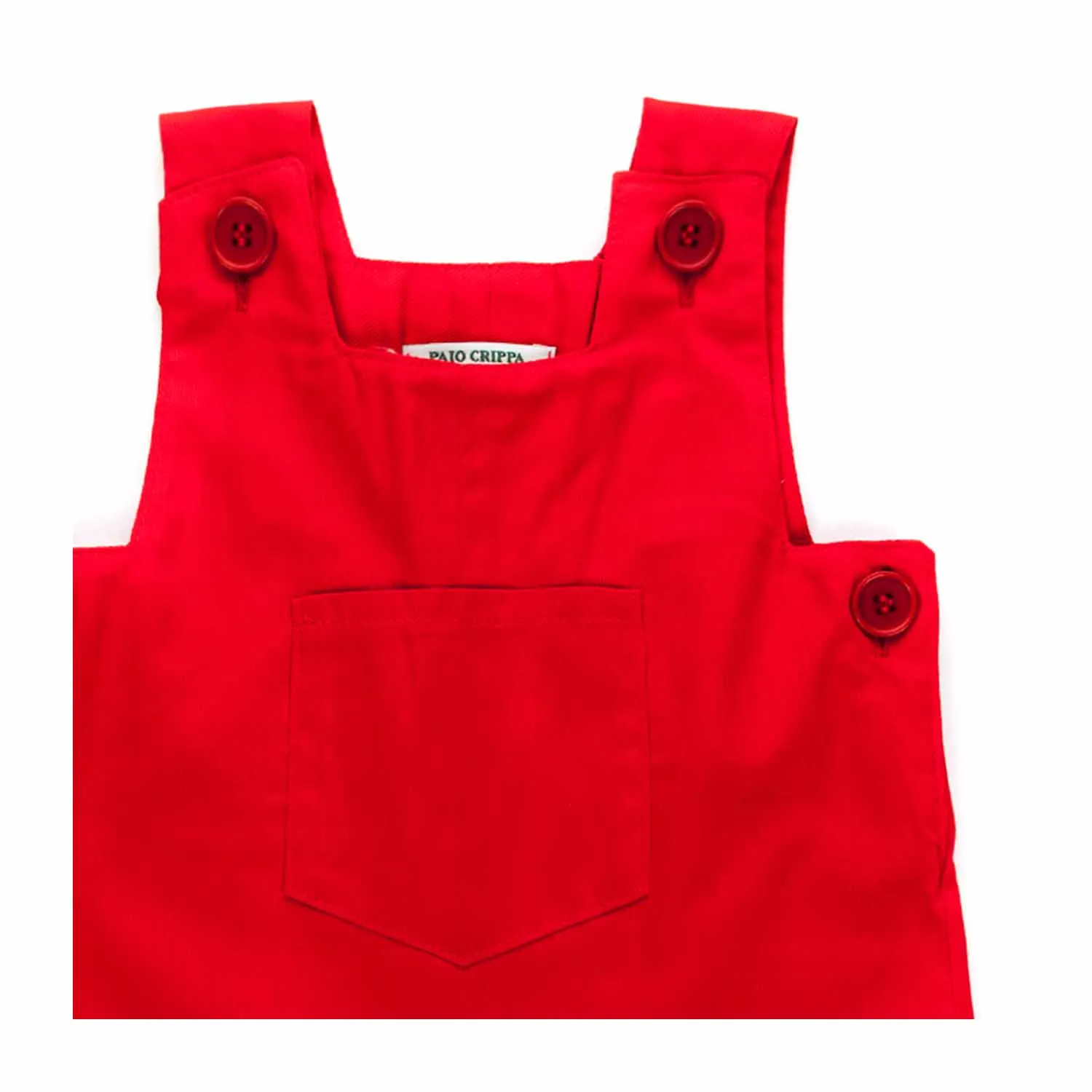 Paio Crippa Red Romper For Baby Boy