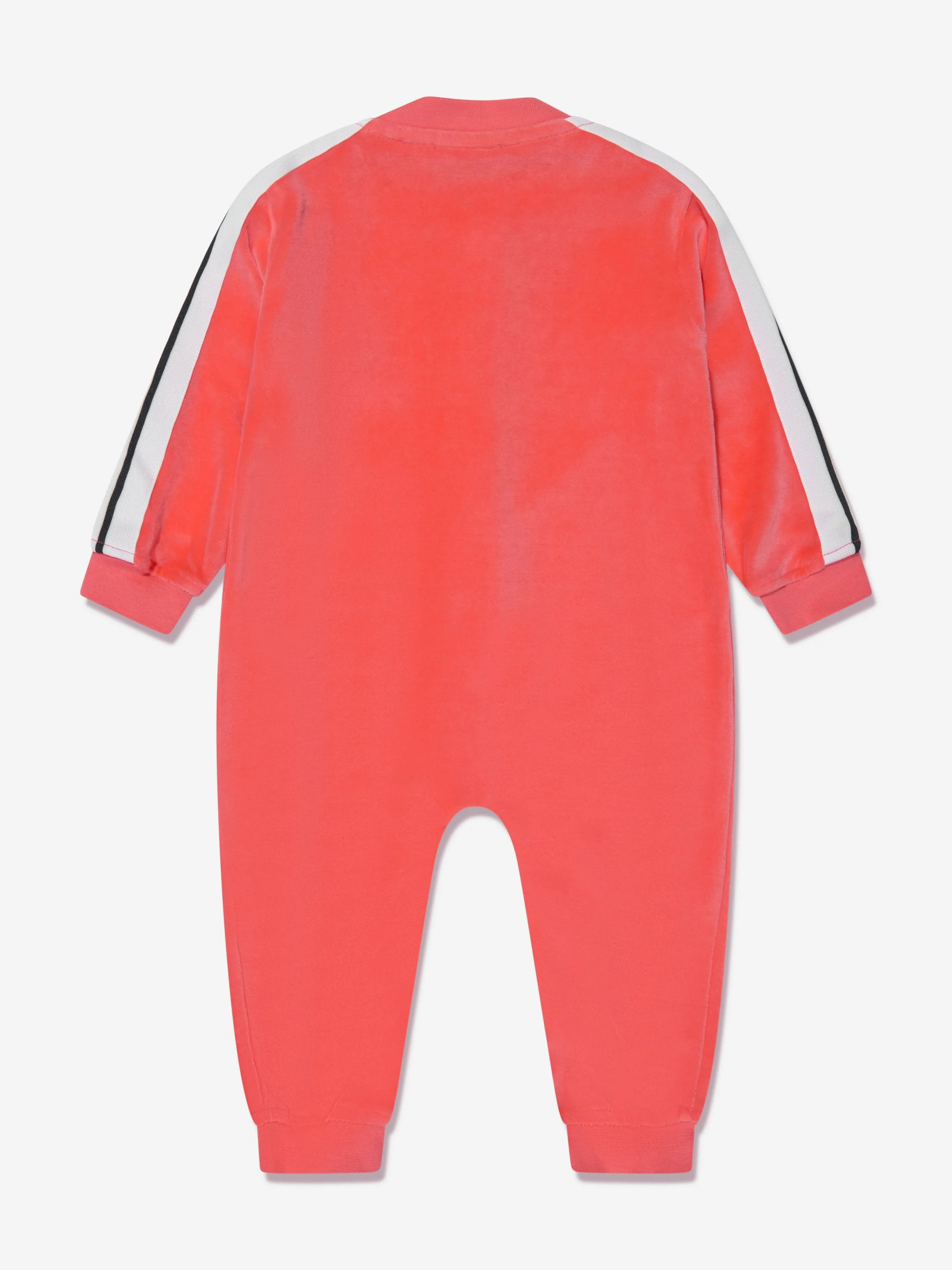 Palm Angels Baby Girls Logo Track Romper in Coral