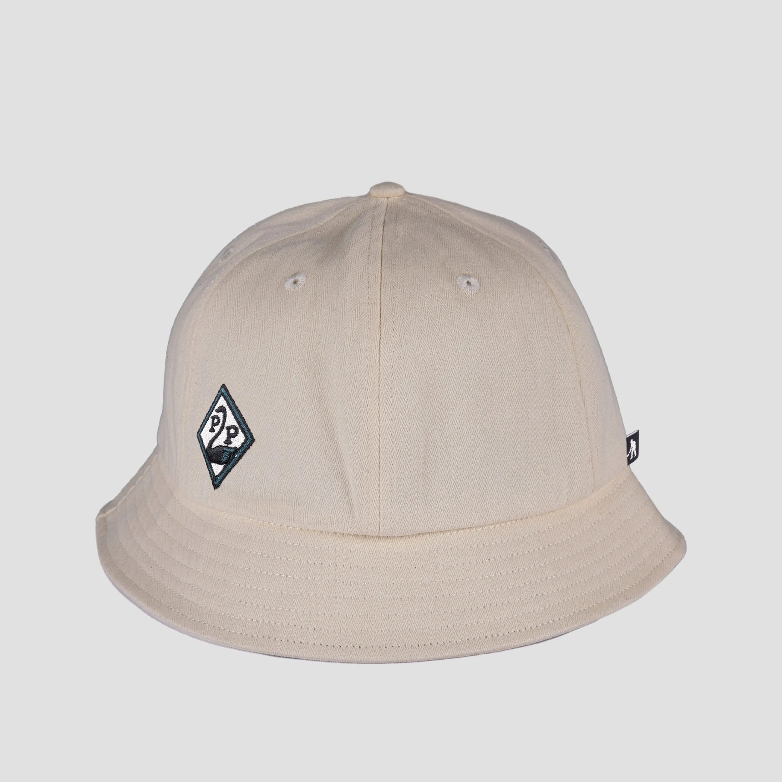 PassPort Swanny Herringbone Bucket Hat Bone