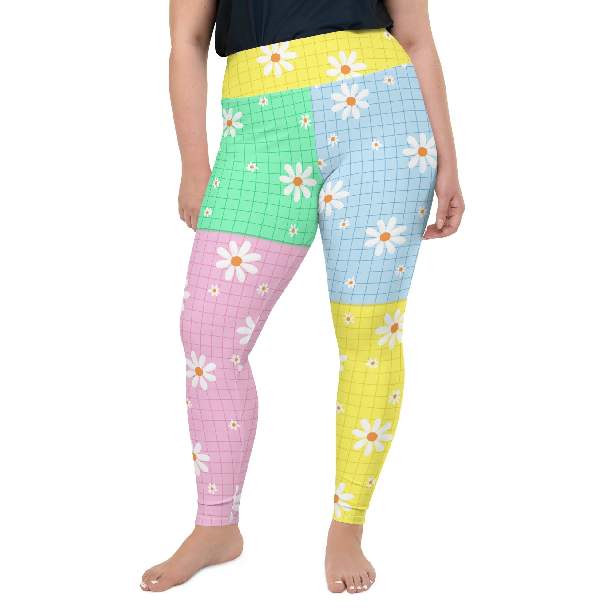 Pastel Patches Plus Size Leggings