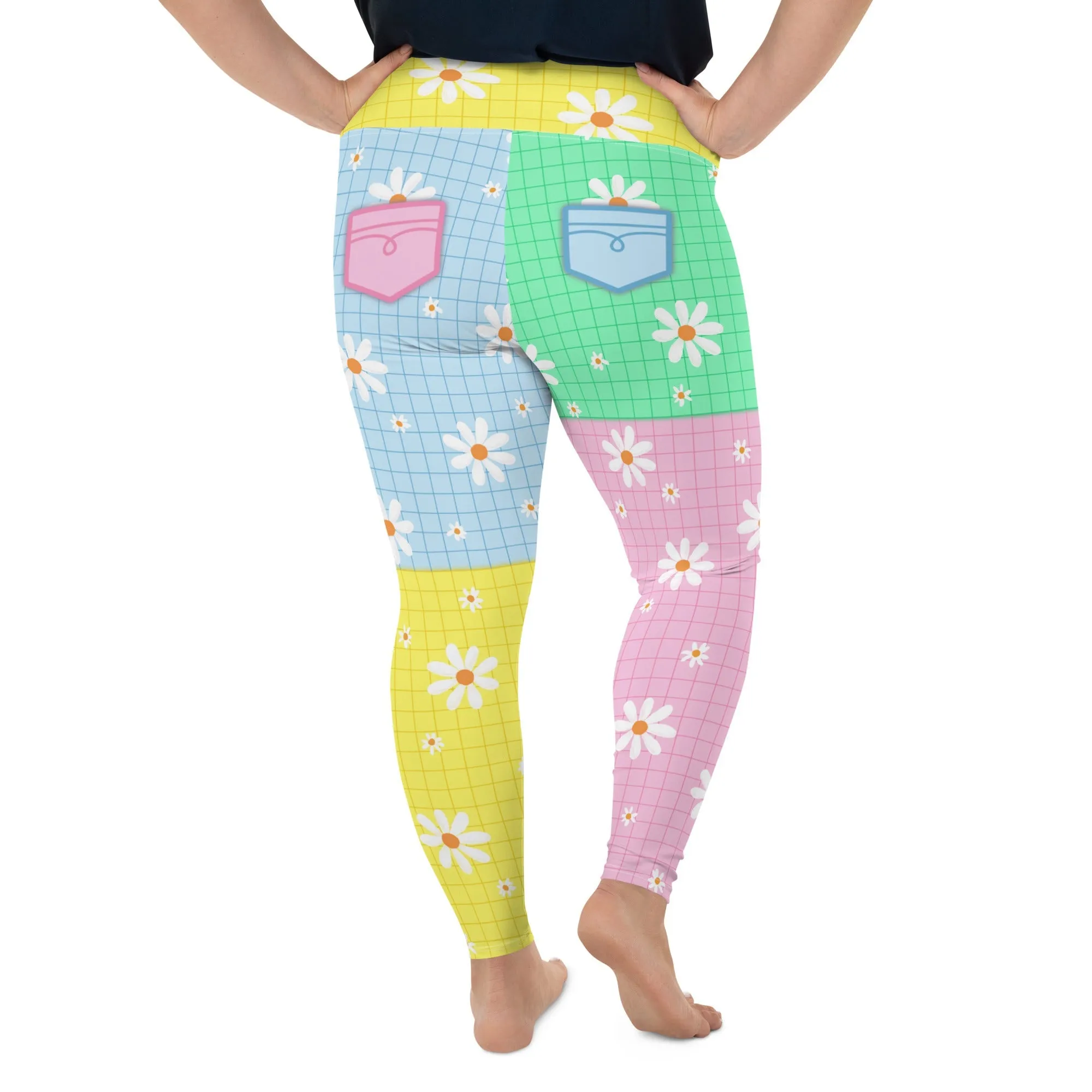 Pastel Patches Plus Size Leggings