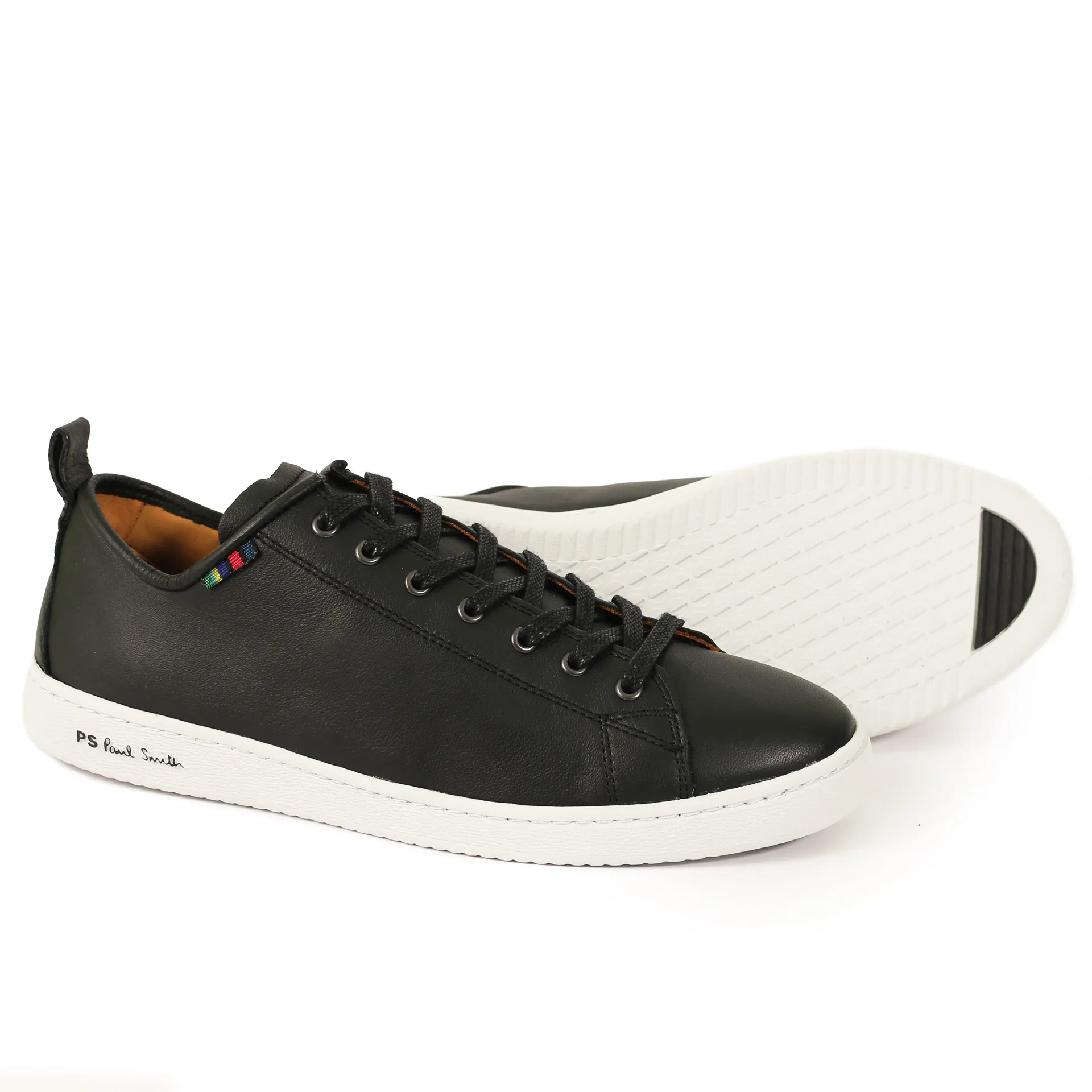 Paul Smith Calf Leather Miyata Sneakers Black | Menswear Online