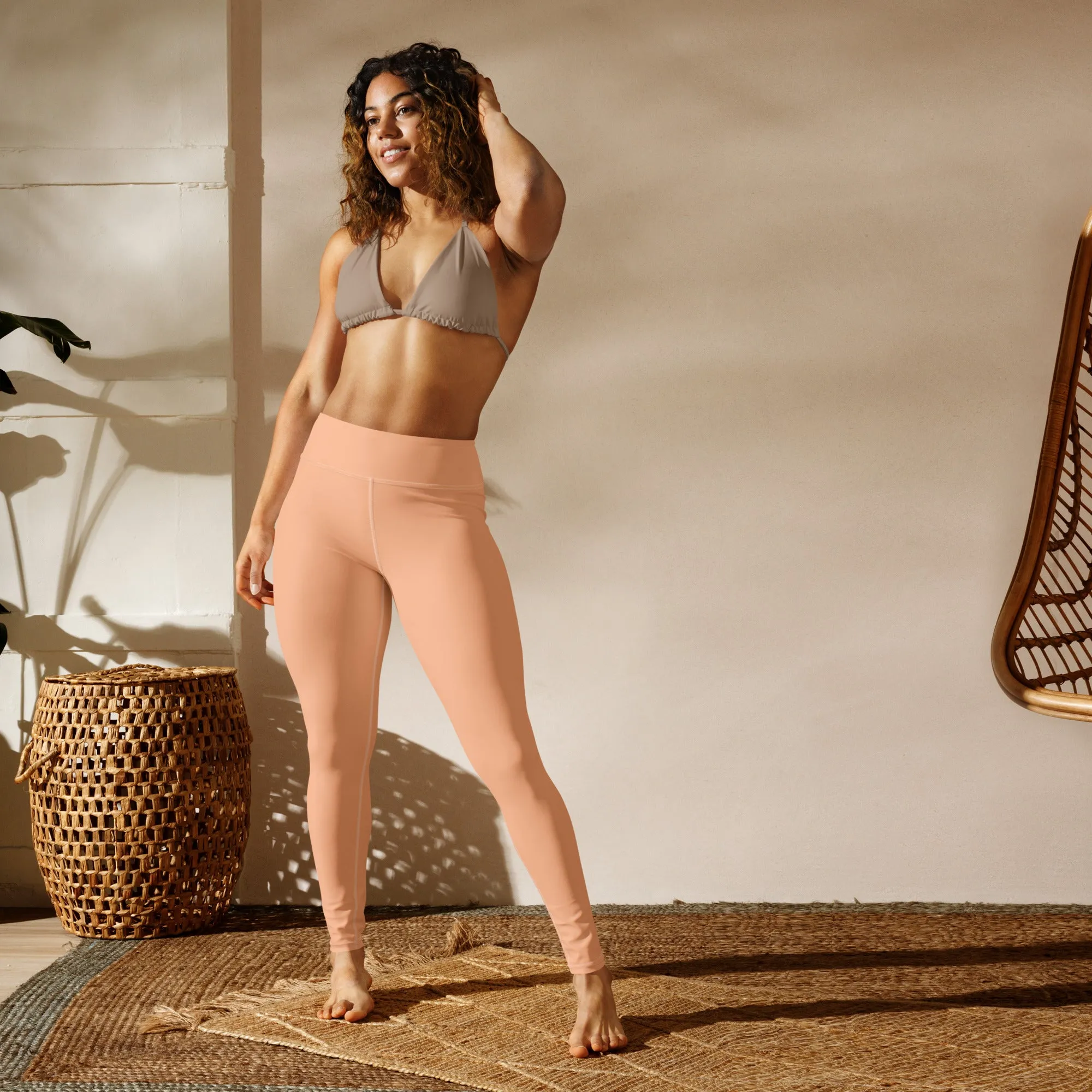 Peach Fuzz Yoga Leggings