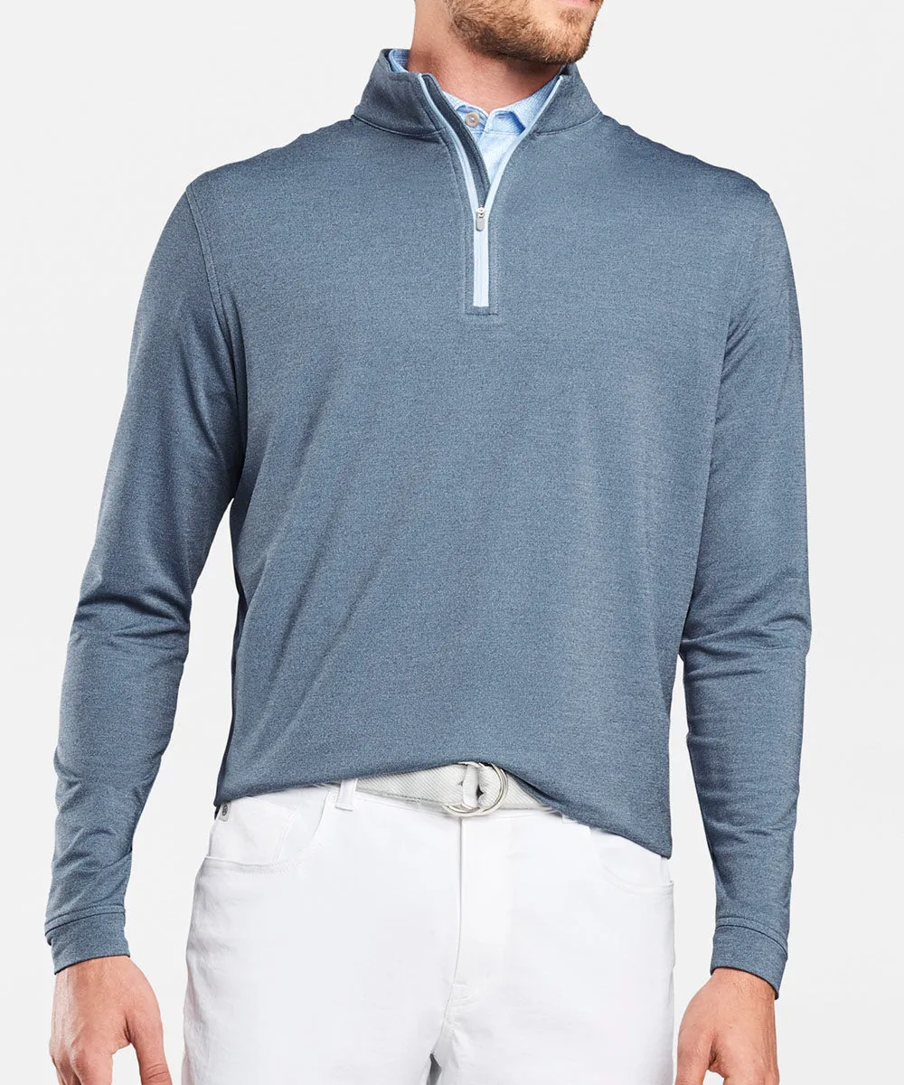 Peter Millar Perth Stretch Loop Terry Quarter-Zip Pullover