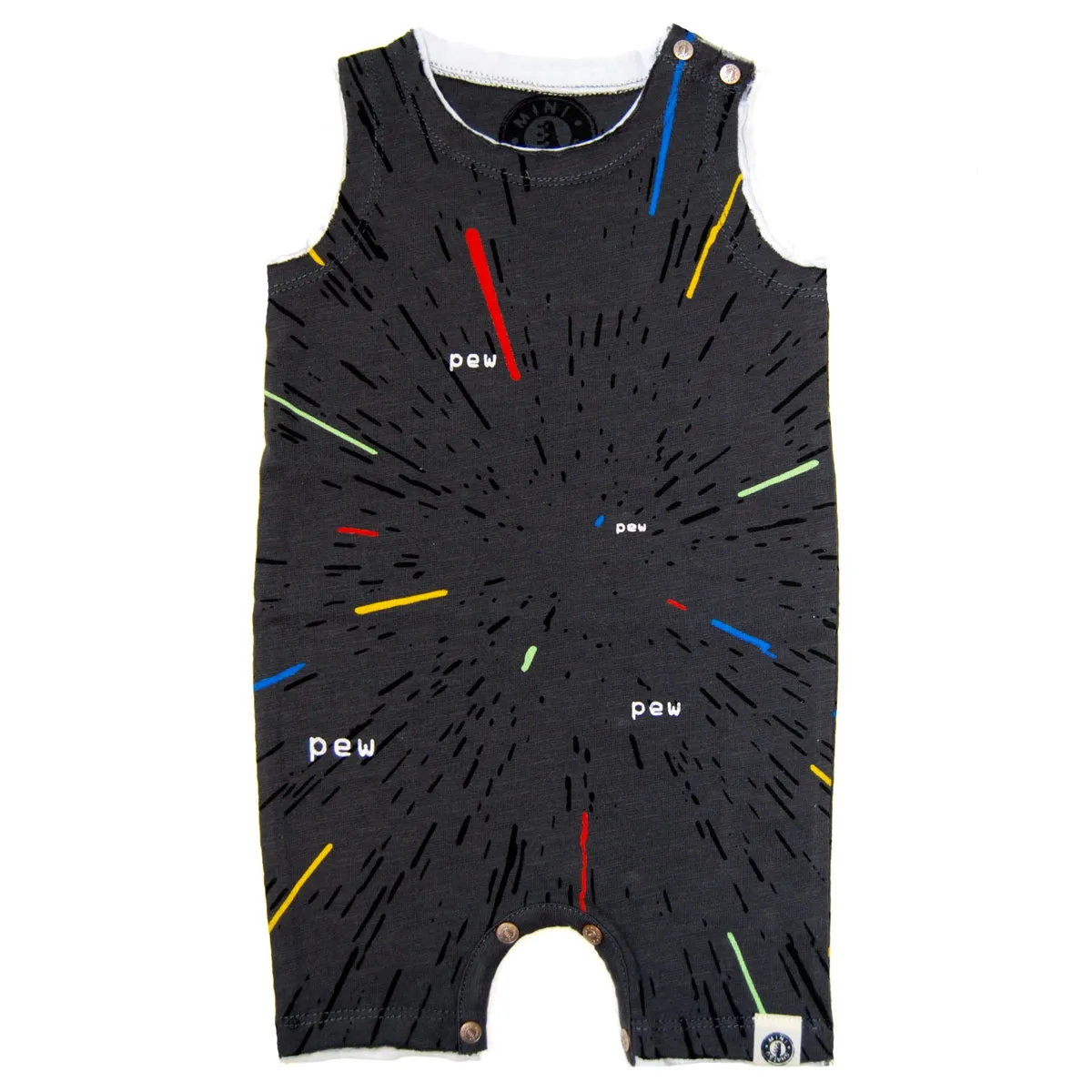 Pew Pew Galaxy Battle Romper by: Mini Shatsu