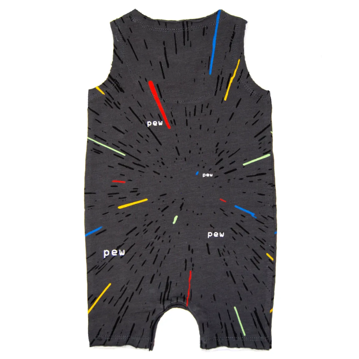 Pew Pew Galaxy Battle Romper by: Mini Shatsu