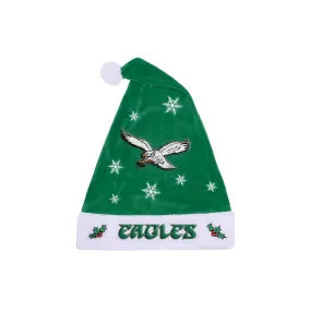 Philadelphia Eagles Retro Embroidered Santa Hat