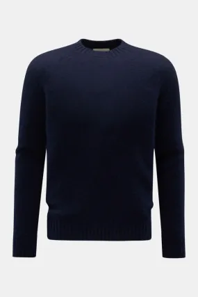 PIACENZA crew neck jumper navy