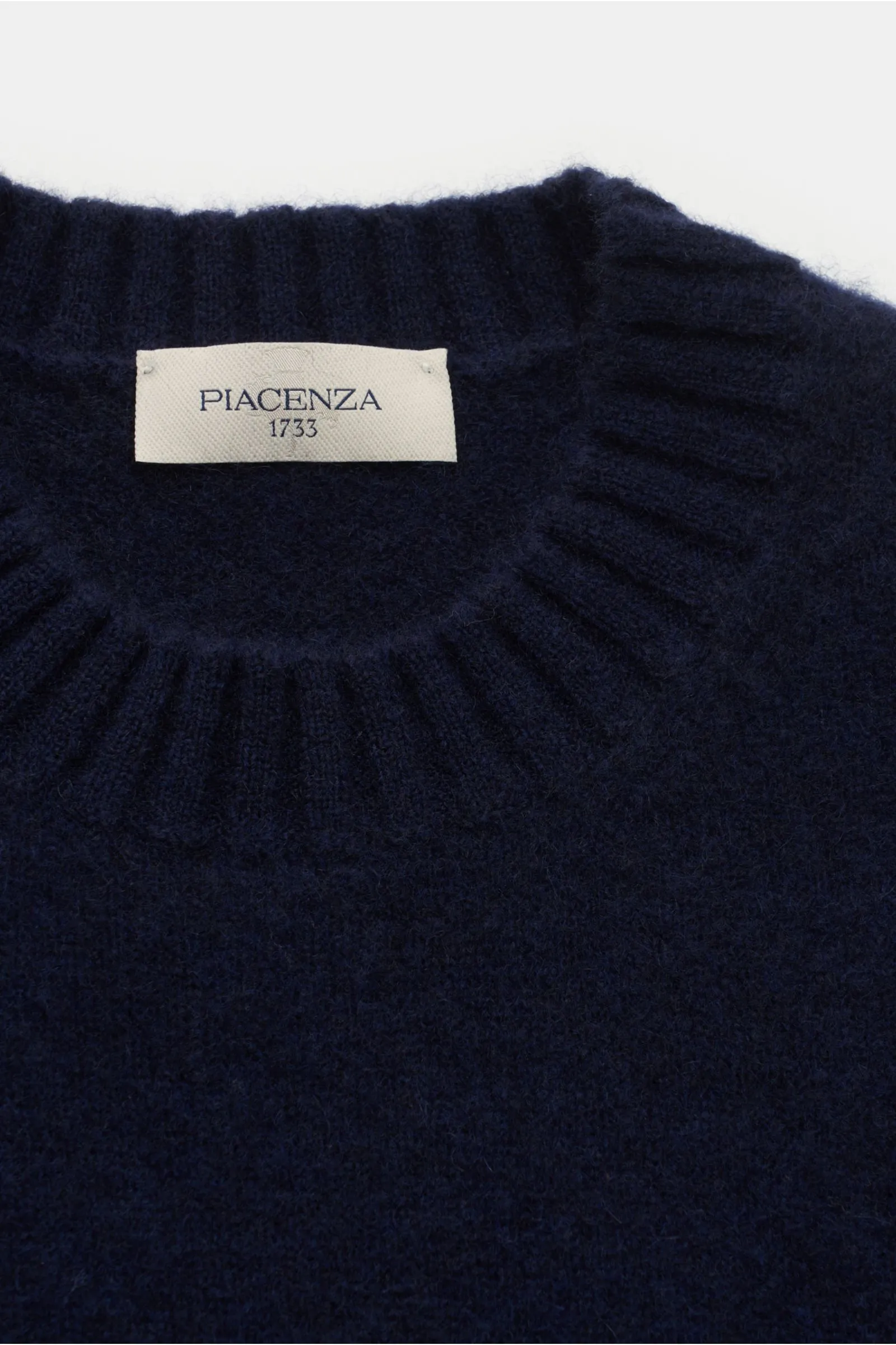 PIACENZA crew neck jumper navy