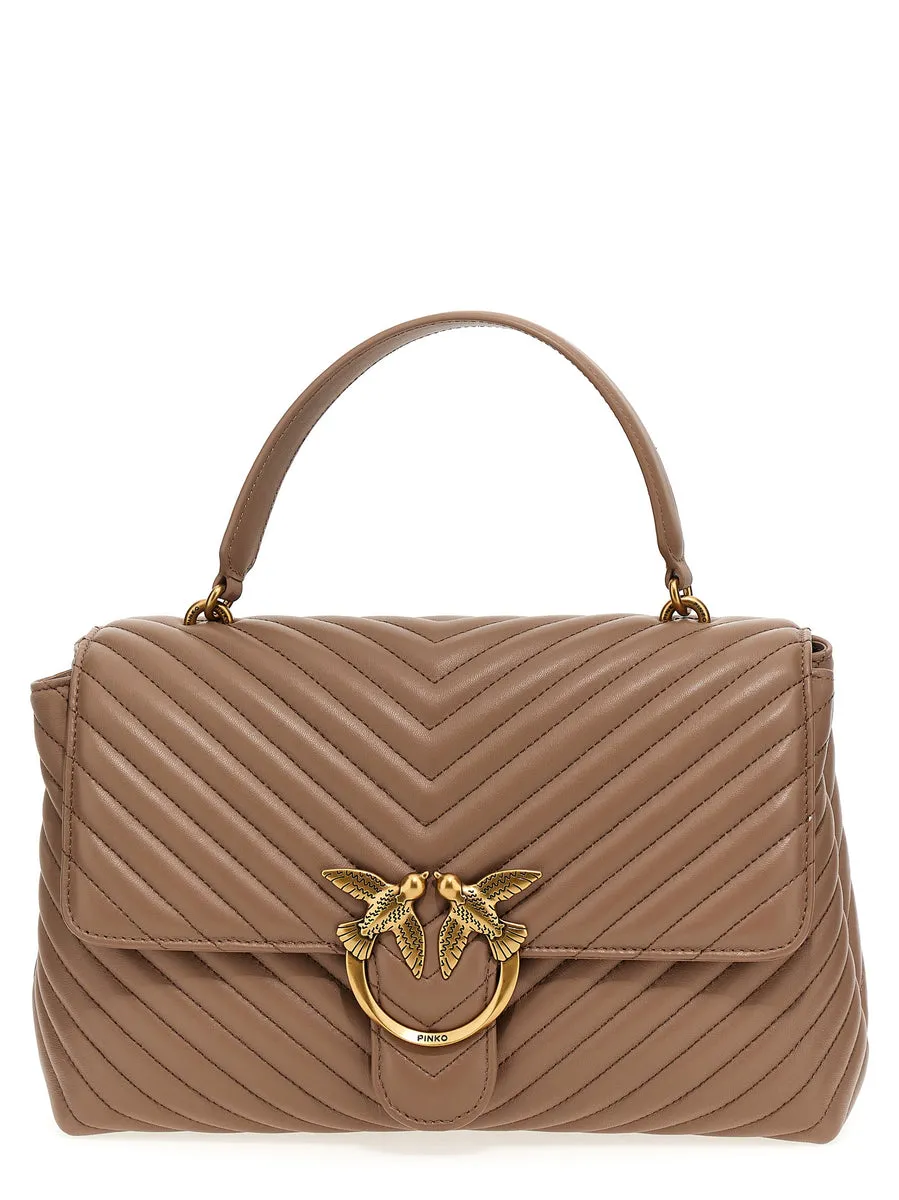 PINKO    Pinko 'Big Lady Love Bag Puff Chevron' Handbag