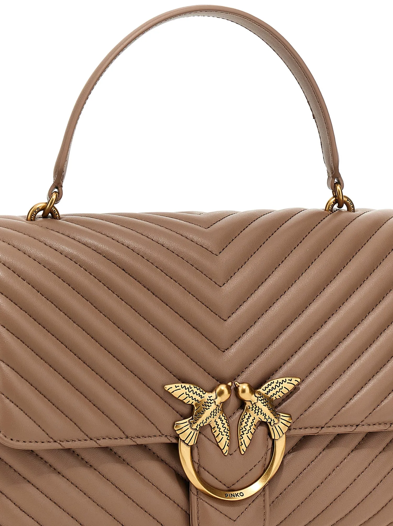 PINKO    Pinko 'Big Lady Love Bag Puff Chevron' Handbag