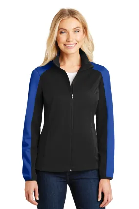 Port Authority L718    Ladies Active Colorblock Soft Shell Jacket SKU: L718