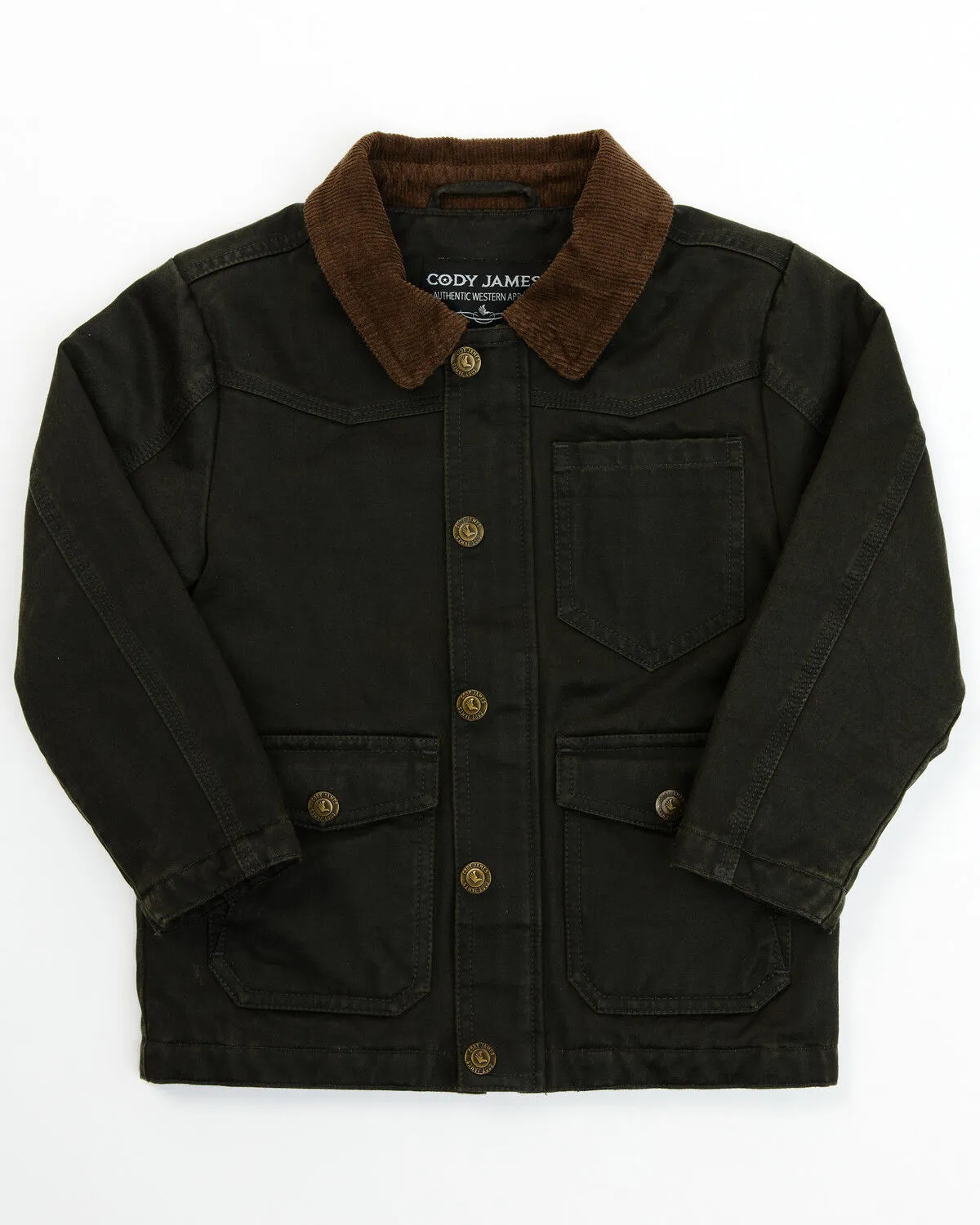 Product Name:  Cody James Toddler Boys' Rancher Faux Oil Skin Field Jacket