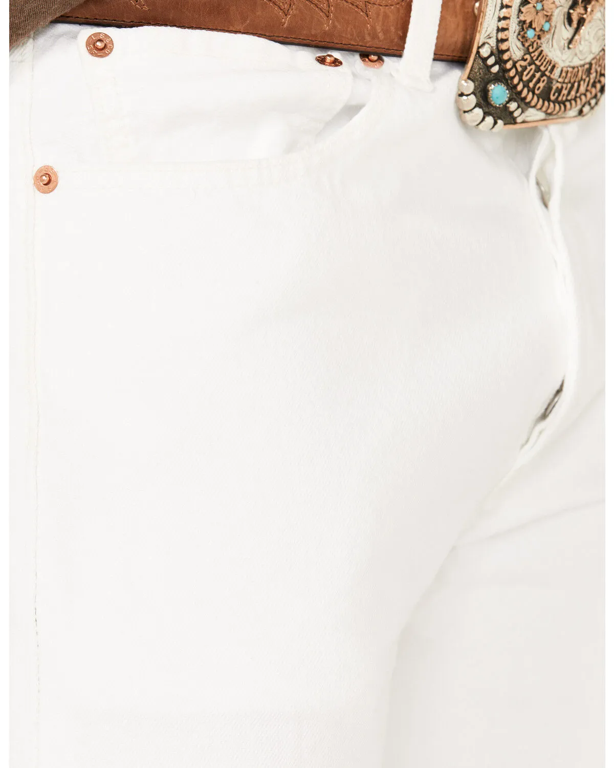 Product Name:  Levi's Men's 501 Optic Daisy White Original Fit Rigid Denim Jeans