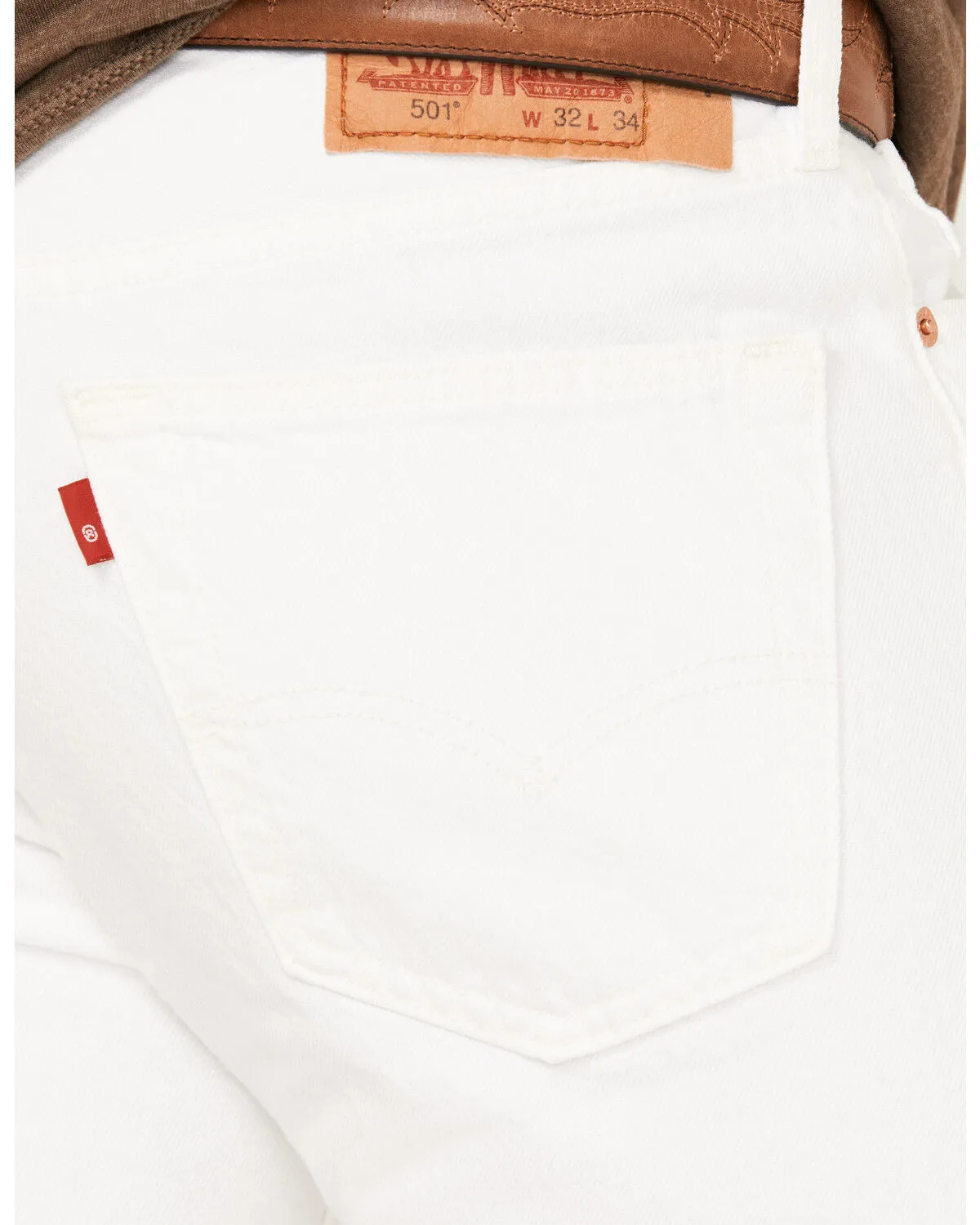 Product Name:  Levi's Men's 501 Optic Daisy White Original Fit Rigid Denim Jeans