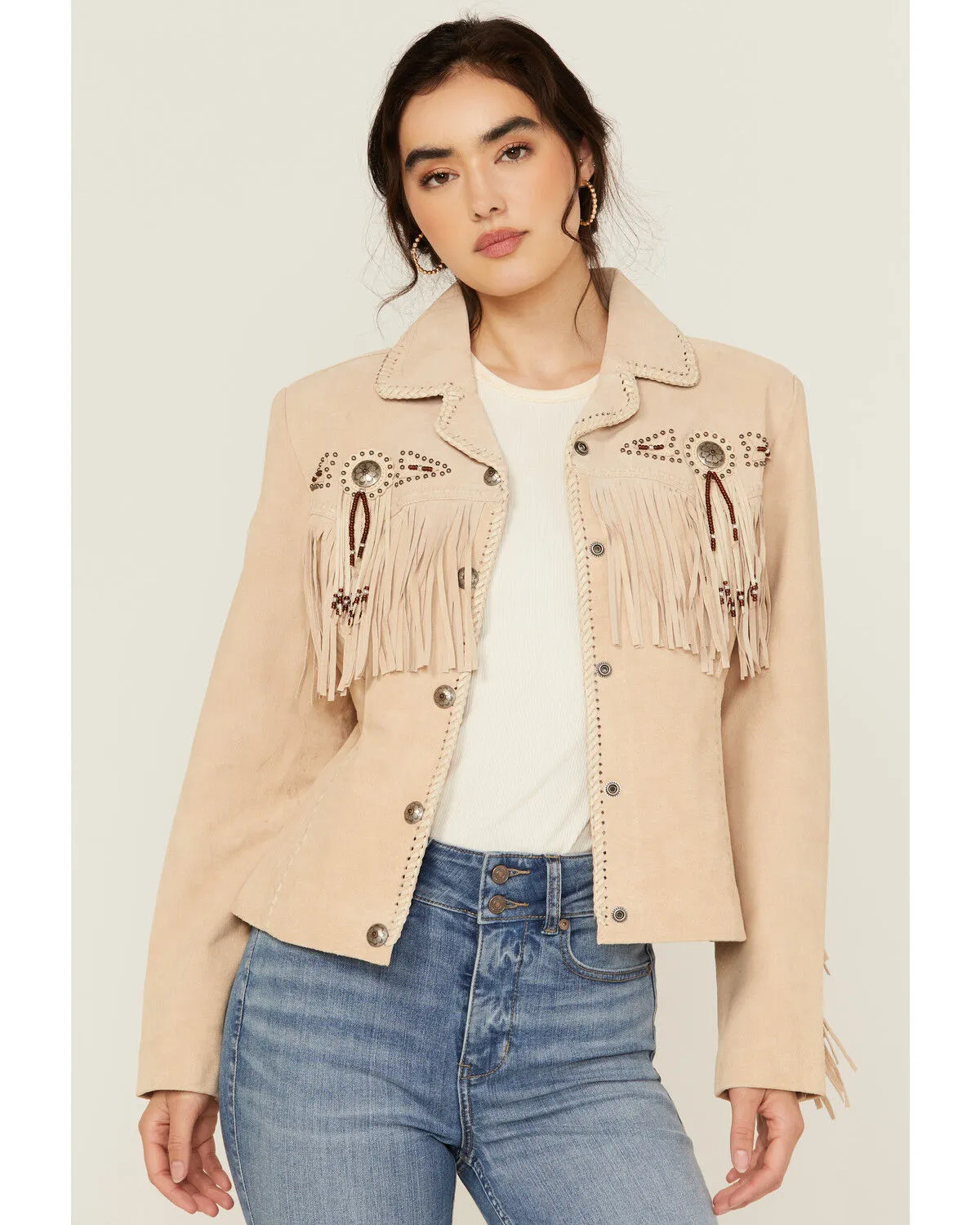 Product Name:  Scully Women's Fringe and Beaded Jacket