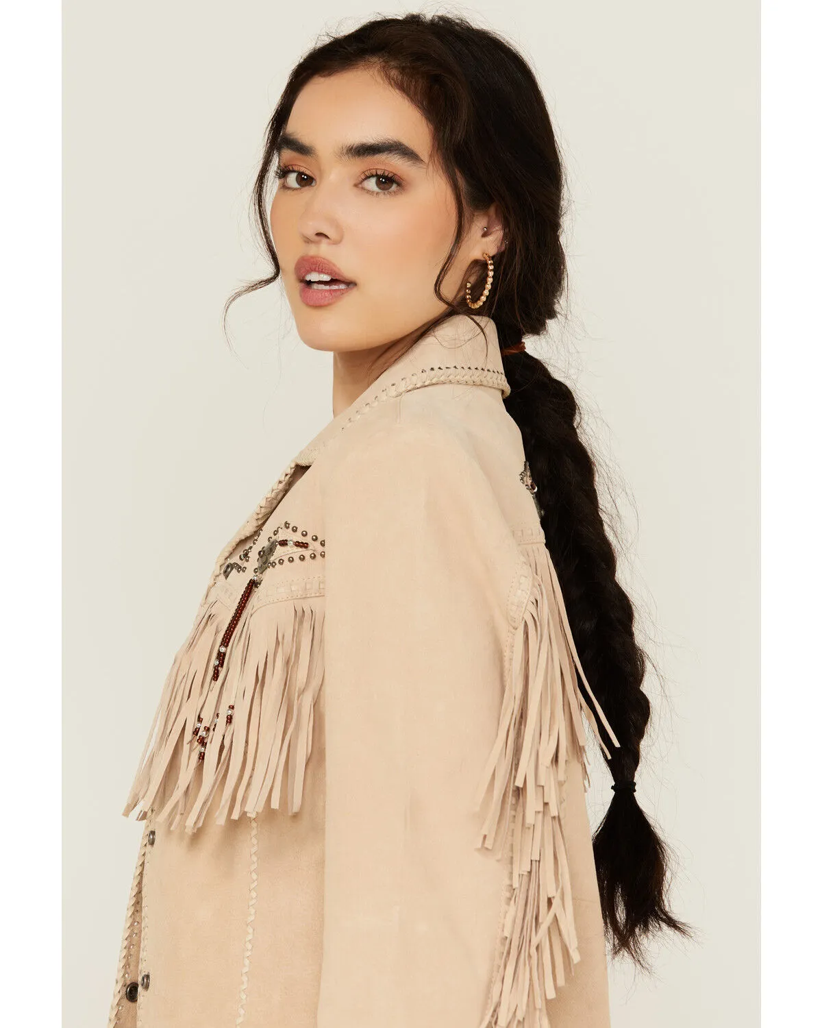 Product Name:  Scully Women's Fringe and Beaded Jacket