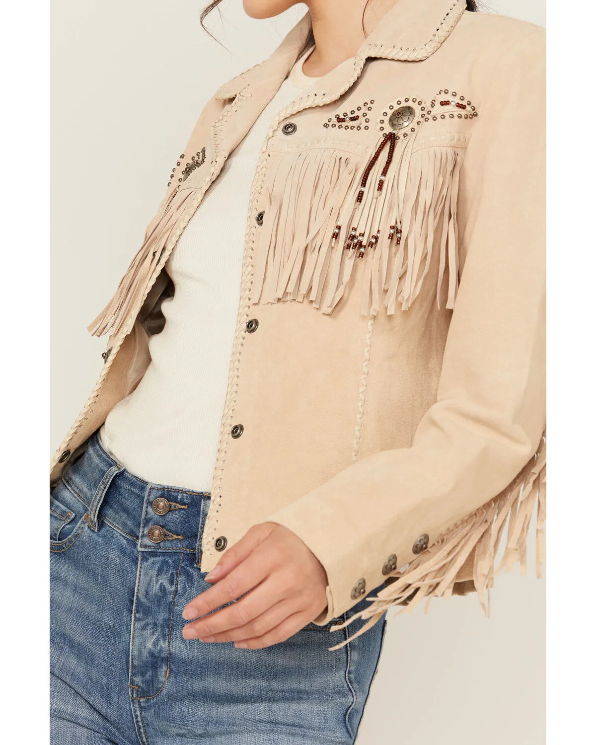 Product Name:  Scully Women's Fringe and Beaded Jacket