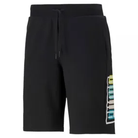 PUMA - Men - Summer Court Graphic Short - Black/Pastel