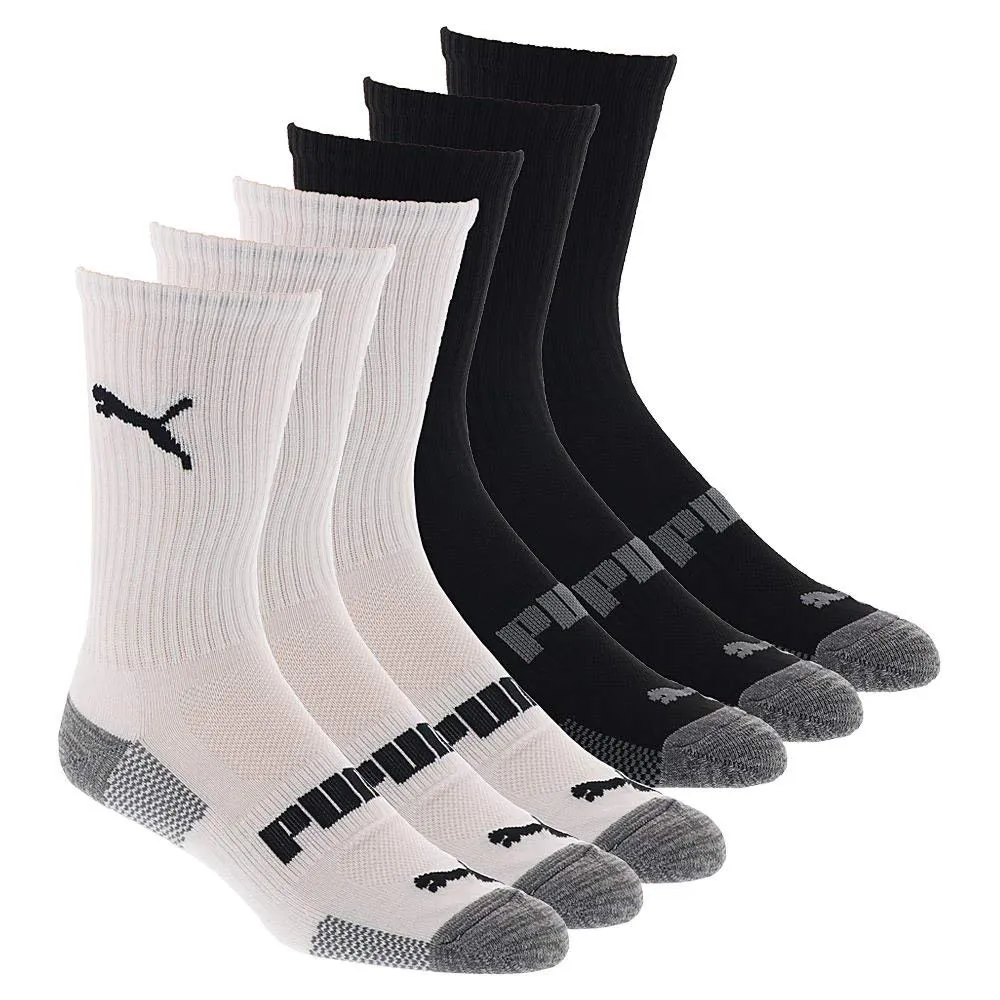 PUMA Men's 6-Pack P112491 Crew Socks