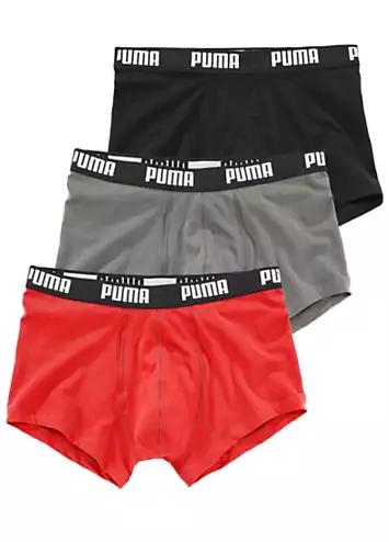 Puma Pack of 3 Hipster Boxers | Grattan