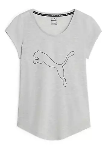 Puma Performance Heather Cat T-Shirt | Grattan