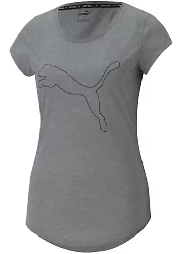 Puma Performance Heather Cat T-Shirt | Grattan