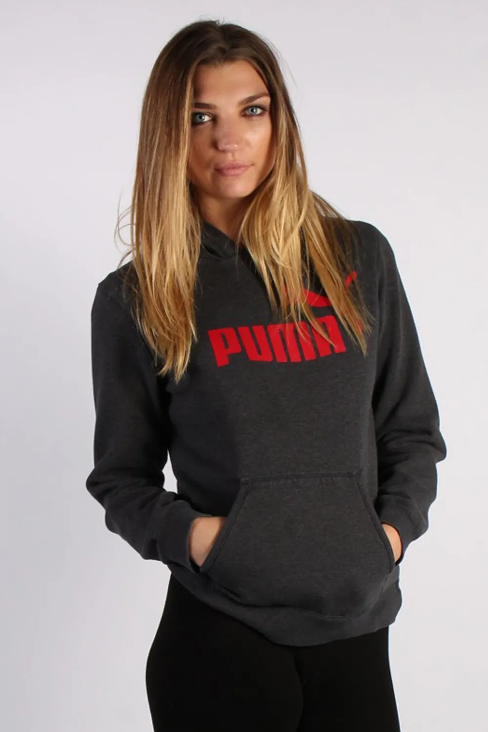 Puma Sportwear Womens Hoodie 90s Grey XL - Pepper Tree London