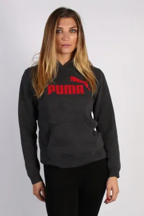 Puma Sportwear Womens Hoodie 90s Grey XL - Pepper Tree London